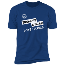 Load image into Gallery viewer, Premium Short Sleeve Tee - Vote Harris - Trump Is A Scab
