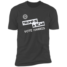 Load image into Gallery viewer, Premium Short Sleeve Tee - Vote Harris - Trump Is A Scab
