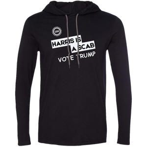 Gildan T-Shirt Hoodie - Premium Short Sleeve Tee - Vote TRUMP - Harris Is A Scab