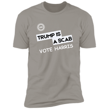 Load image into Gallery viewer, Premium Short Sleeve Tee - Vote Harris - Trump Is A Scab
