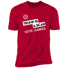 Load image into Gallery viewer, Premium Short Sleeve Tee - Vote Harris - Trump Is A Scab
